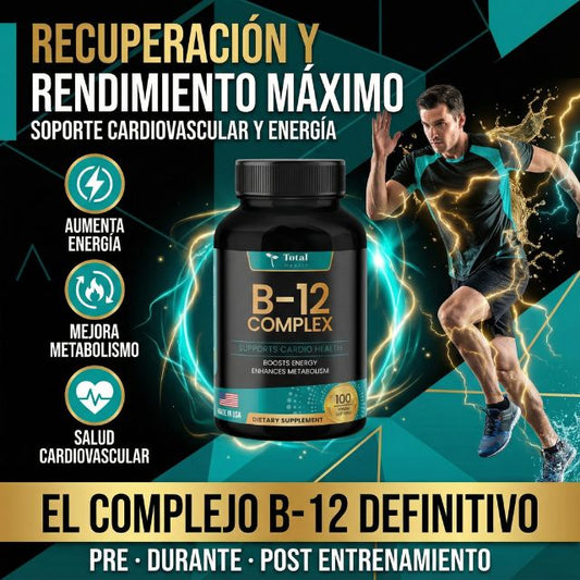 Adiós al Cansancio con Super B-12 Complex